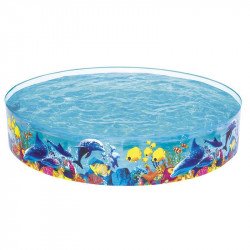 Merevfalú tenger mintájú medence  2,44mx46cm 5503 Medence Bestway