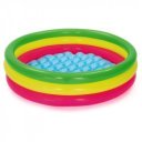 Színes 3 gyűrűs medence 102x25cm  51104