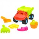 Homokozószett kisautóval 6 db 903