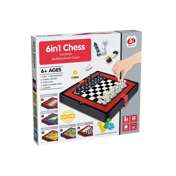 6IN1 társasjáték szett 320302112