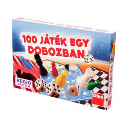 Társasjáték - 100 játék egy dobozban 731455 Családi társasjáték Dino