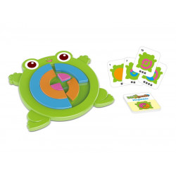 Béka puzzle társasjáték 320302140 Logikai-oktató társasjáték REGIO