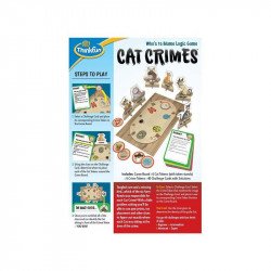 Cat Crimes - Zsivány cicák 1550-HU2 Logikai-oktató társasjáték Thinkfun