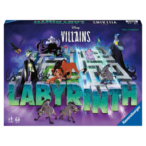 Társasjáték- Disney Gazemberek Labirintus 27356