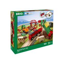 BRIO vonat farm készlet 33984 Fa jármű, vonat BRIO