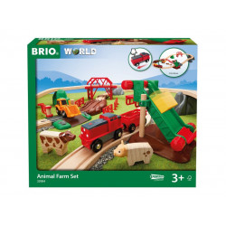BRIO vonat farm készlet 33984 Fa jármű, vonat BRIO