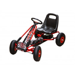 Gokart max 30 kg piros A-15-Red Pedálos, ráülős járgányok Nincs