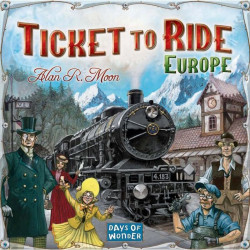 Ticket to Ride Europe társasjáték ASM34536 Családi társasjáték Nincs