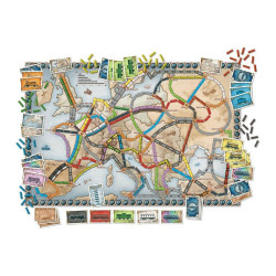 Ticket to Ride Europe társasjáték ASM34536 Családi társasjáték Nincs
