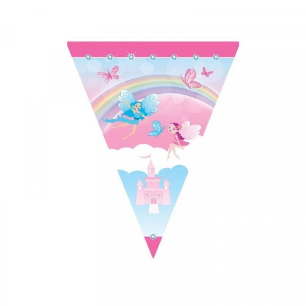 Hercegnős zászló girland 5 m, 10 zászló 53823