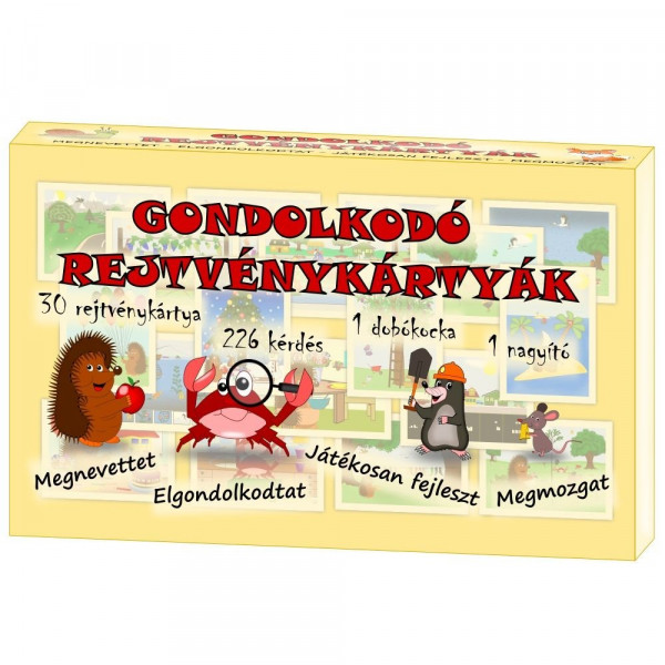 Gondolkodó rejtvénykártyák GRK3801