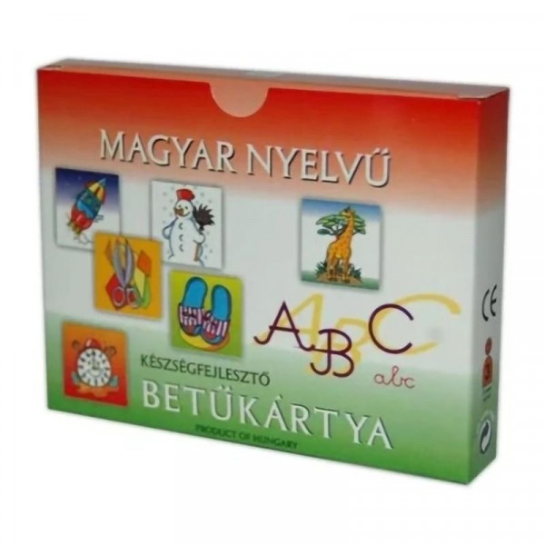 Magyar Betűkártya (Készségfejlesztő Kártya)
