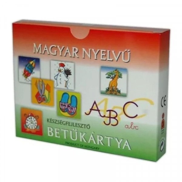 Magyar Betűkártya (Készségfejlesztő Kártya)