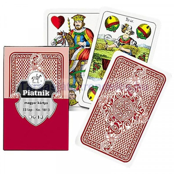 Piatnik magyar kártya - piros