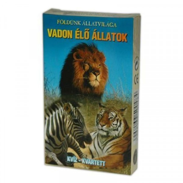 Vadon Élö Állatok (Ismeretterjesztő Kártya)