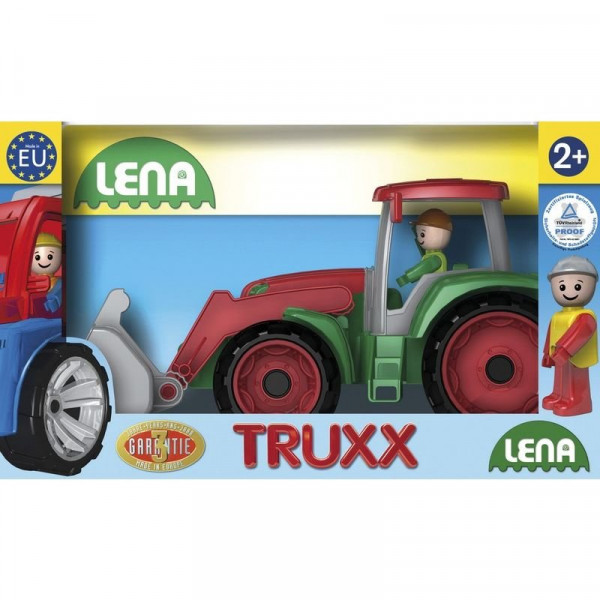 Műanyag traktor, 28 cm 04417