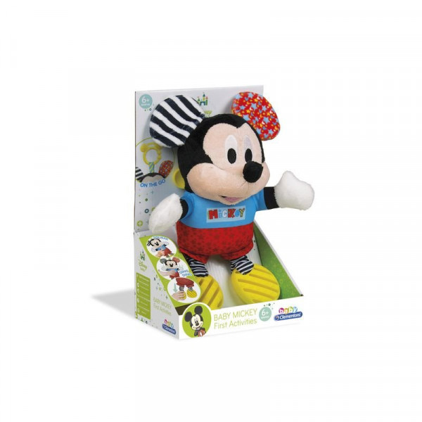 DISNEY BABY - MICKEY EGÉR ELSŐ PLÜSSÖM CSÖRGŐVEL