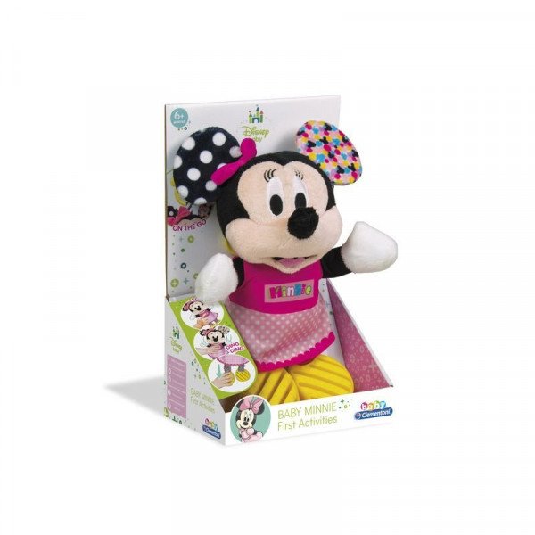 Baby Clementoni Disney Baby - Minnie Egér Első Plüssöm Csörgővel
