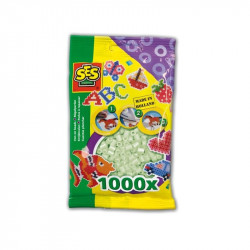 Fluoreszkáló gyöngy 1000db.00749 Gyöngy, gyöngyfűző SES