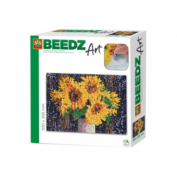 Vasalható gyöngy - Gyöngyművészet Napraforgók 060