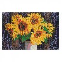 Vasalható gyöngy - Gyöngyművészet Napraforgók 060