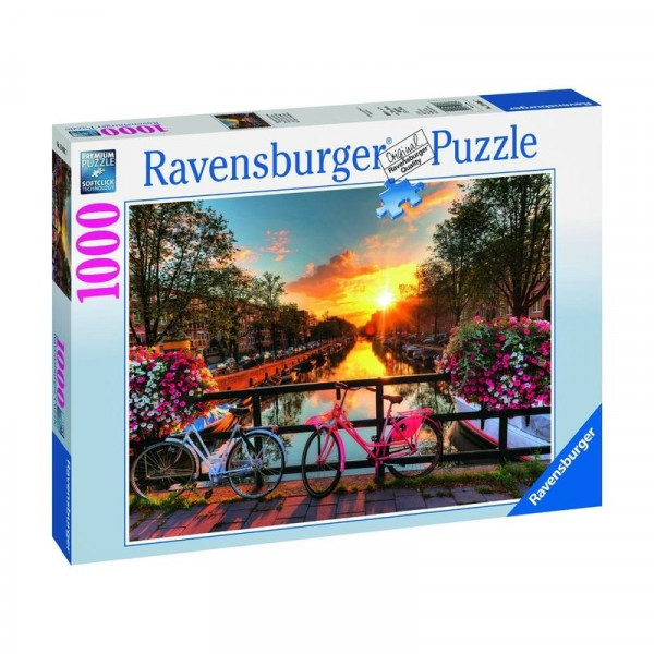 Puzzle 1000 db - Amszterdami bicikli túra 19606