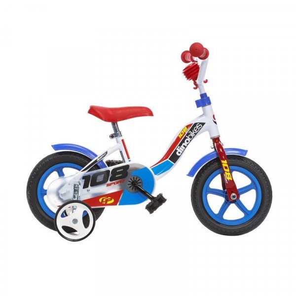 10 kerékpár - 108 Sport - fehér/piros 108 L-0506