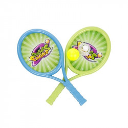 Teniszütő szett 2 labdával 40 cm 861A Pingpong, tollas, tenisz szett Nincs