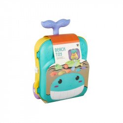 Homokozó és kádjáték szett húzható bőröndben Homokozó, homok Nincs