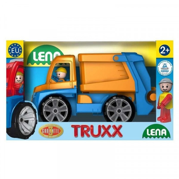 Műanyag kukás autó, 28 cm 04416