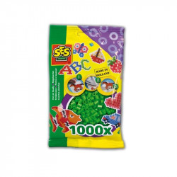 Vasalható gyöngy - 1000 db zöld 00703 Gyöngy, gyöngyfűző SES