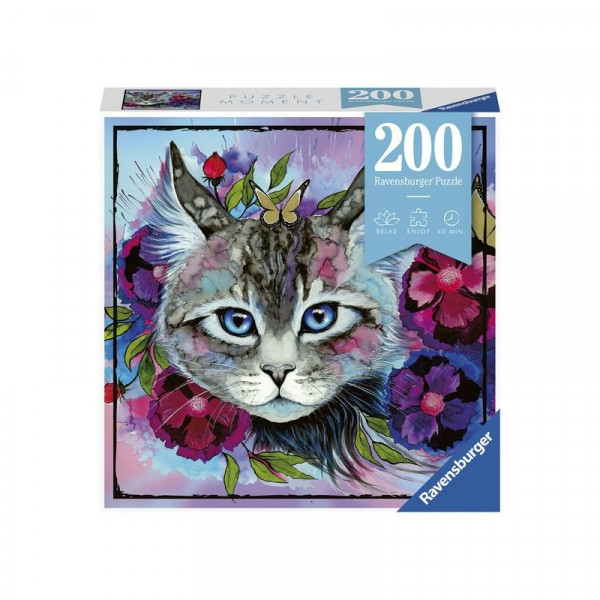 Puzzle 200 db - Macskaszem 12960