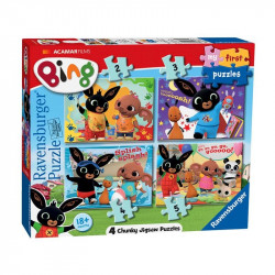 Puzzle 2/3/4/5 db - Bing nyuszi első kirakóm 0683 1-99 darabos puzzle Ravensburger