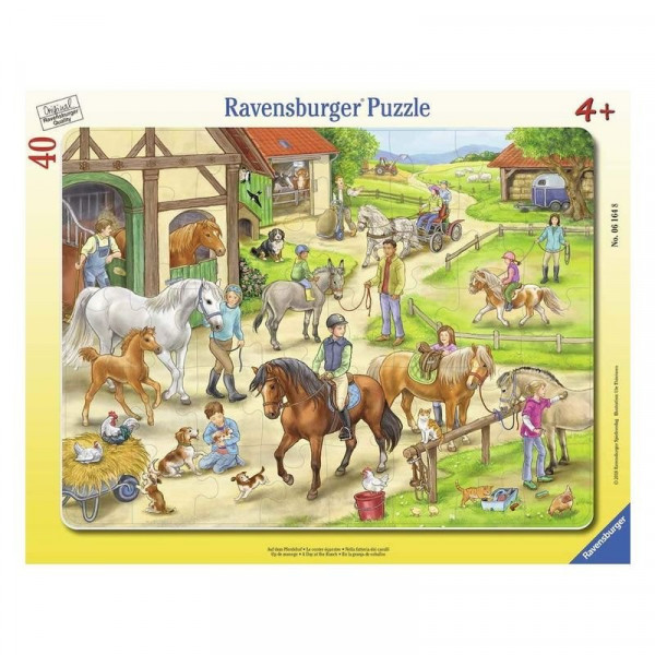 Puzzle 40 db - A lovastanyán 061648