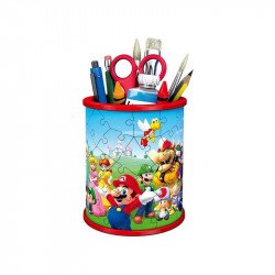 Puzzle 3D 54 db - Ceruzatartó Super Mario 11255 3D puzzle Ravensburger