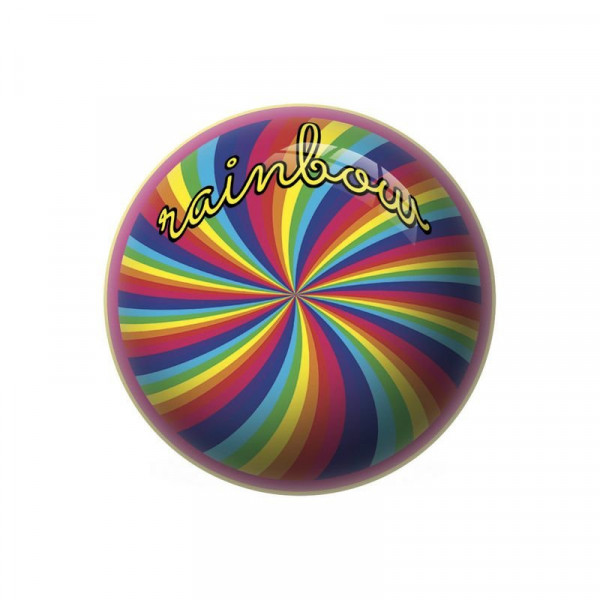Labda 23 cm - Forgó szivárvány  2436