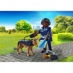 Playmobil 71162: Rendőr nyomozó kutyával