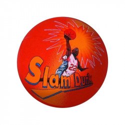 Mintás kosárlabda - narancssárga, 24 cm Kosárlabda, röplabda Nincs