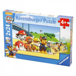 Mancs õrjárat 2 x 24 darabos puzzle 1-99 darabos puzzle Ravensburger