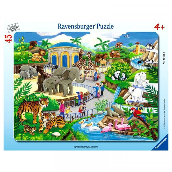 Állatkerti séta 45 darabos puzzle