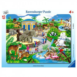 Állatkerti séta 45 darabos puzzle 1-99 darabos puzzle Ravensburger