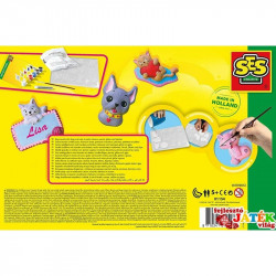 SES kutyák és cicák 3d gipszkiöntõ készlet Gipszkiöntő SES