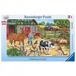 Ravensburger Tanyasi élet 15 darabos puzzle 1-99 darabos puzzle Ravensburger