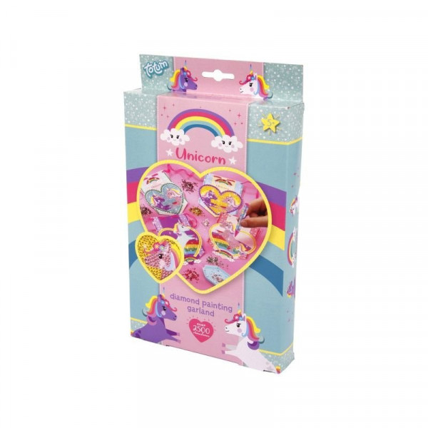 Totum: Unikornis gyémánt festés