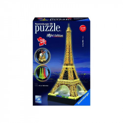 Eiffel-torony 216 darabos 3D puzzle fénnyel 3D puzzle Ravensburger