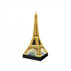 Eiffel-torony 216 darabos 3D puzzle fénnyel