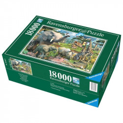 Puzzle 18000 db - Az itatónál