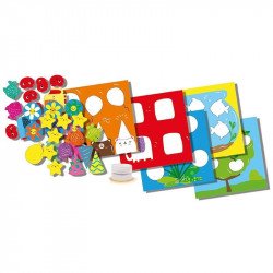 SES: Első formáim matricás készlet Kreatív készlet SES