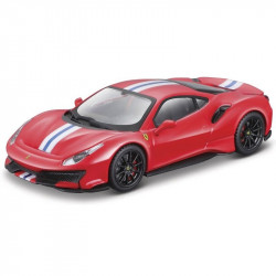 Bburago Ferrari 488 Pista versenyautó 1:43 Autó, jármű Bburago