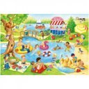Puzzle 2x24 db Szabadidõ a tengerparton